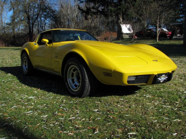 1979 Yellow Chevrolet Corvette Coupe