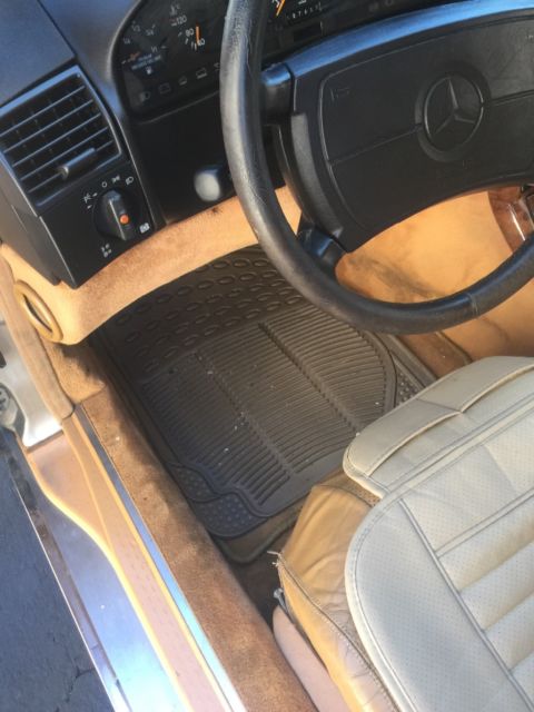 1992 Gray Mercedes-Benz SL-Class Convertible