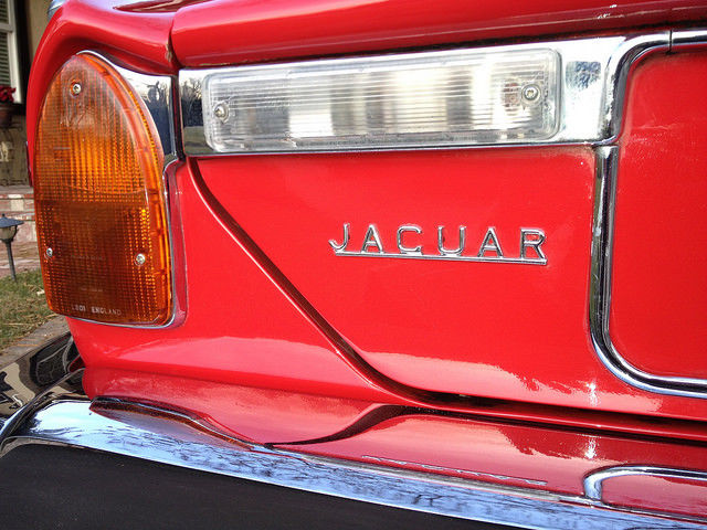 1977 Signal Red Jaguar XJ6 Sedan