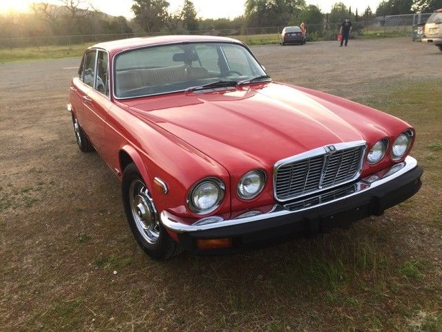 1977 Signal Red Jaguar XJ6 Sedan