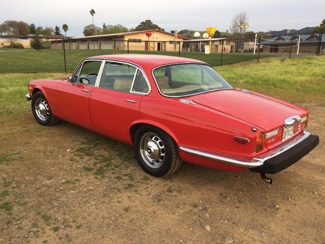 1977 Signal Red Jaguar XJ6 Sedan