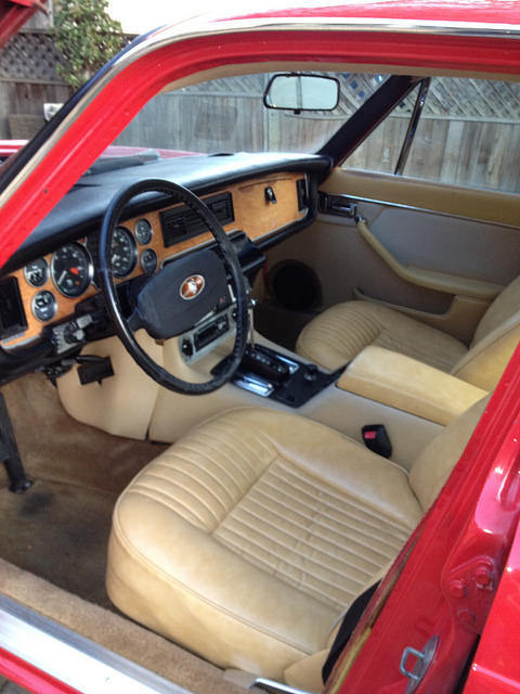 1977 Signal Red Jaguar XJ6 Sedan