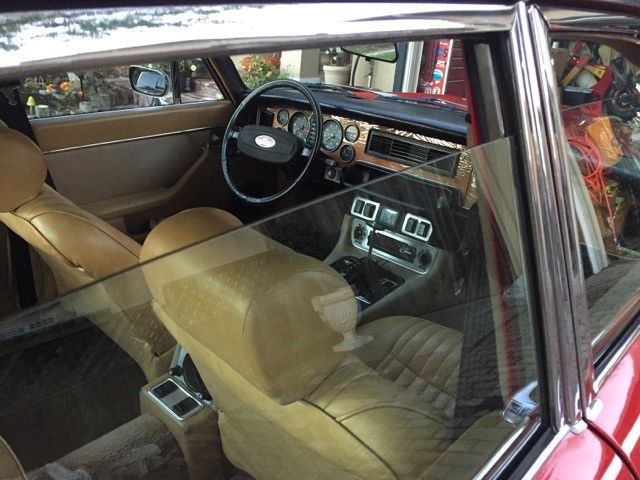 1977 Signal Red Jaguar XJ6 Sedan