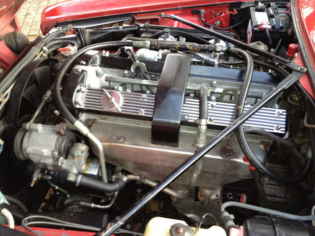 1977 Signal Red Jaguar XJ6 Sedan