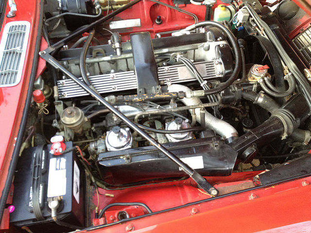 1977 Signal Red Jaguar XJ6 Sedan