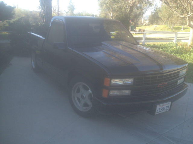 1989 Black Chevrolet C/K Pickup 1500 Regular cab short bed