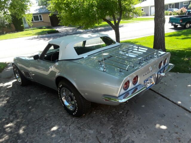 1968 Silver Chevrolet Corvette Convertible
