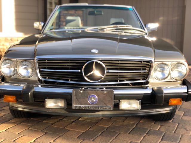 1988 Gray Mercedes-Benz SL-Class Convertible