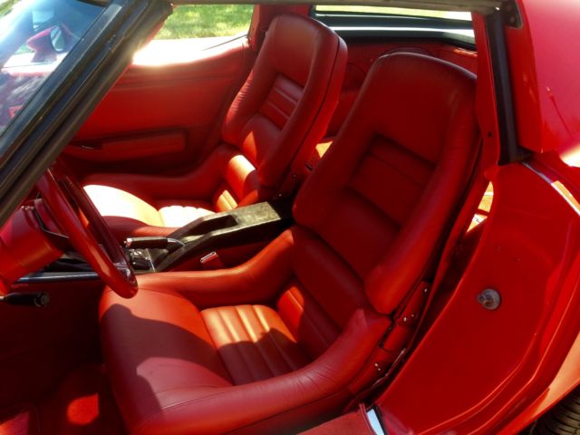 1981 Red Chevrolet Corvette Coupe