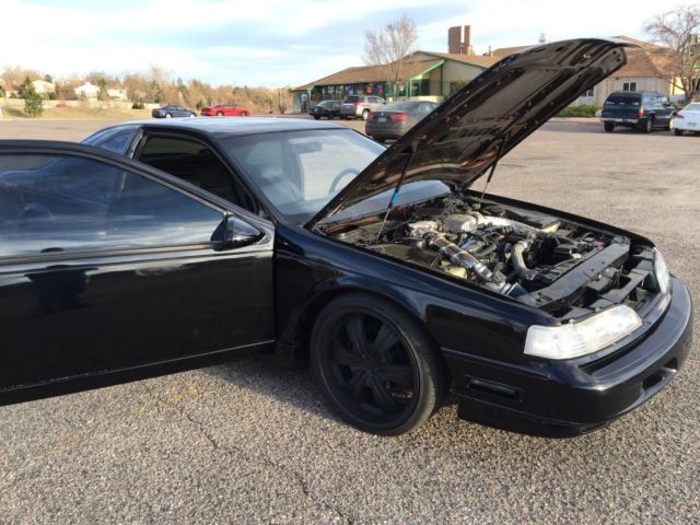 1990 Black Ford Thunderbird Coupe