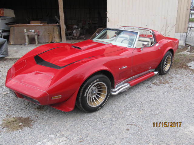 1974 Red Chevrolet Corvette Wagon