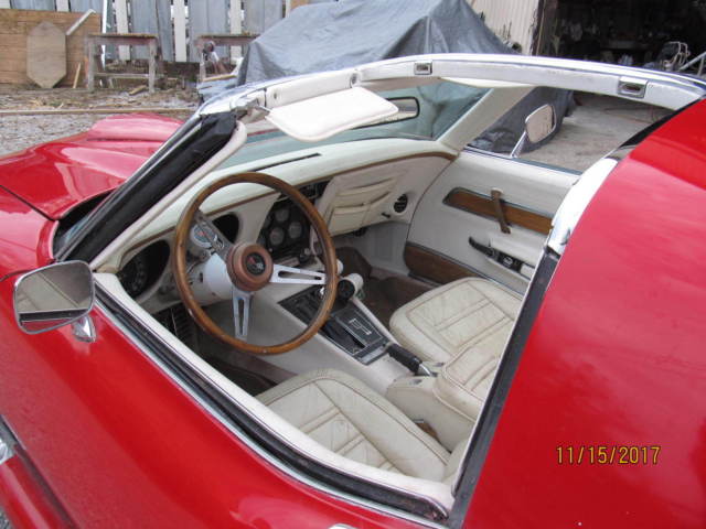 1974 Red Chevrolet Corvette Wagon