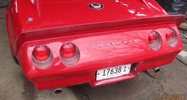 1974 Red Chevrolet Corvette Wagon