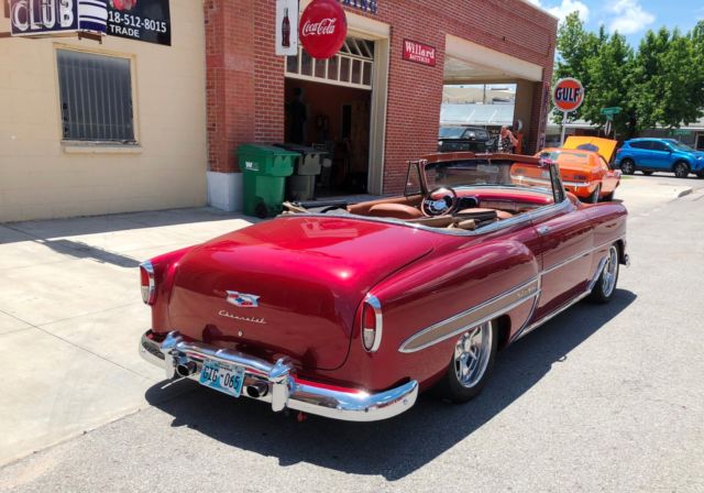 1954 Inferno Red Metallic Chevrolet Bel Air/150/210 Convertible