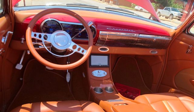1954 Inferno Red Metallic Chevrolet Bel Air/150/210 Convertible