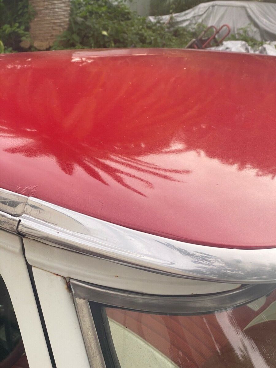 1959 RED AND WHITE Chevrolet El Camino Standard Cab Pickup