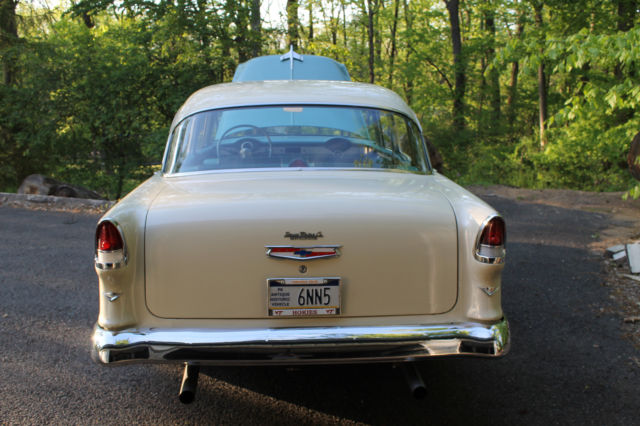 1955 Teal Chevrolet Bel Air/150/210 4 Door