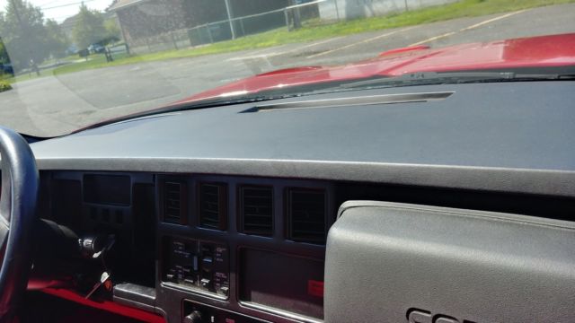 1988 Red Chevrolet Corvette Convertible
