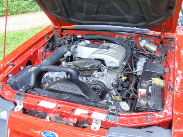 1986 RED Ford Mustang Hatchback