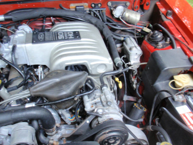 1986 RED Ford Mustang Hatchback