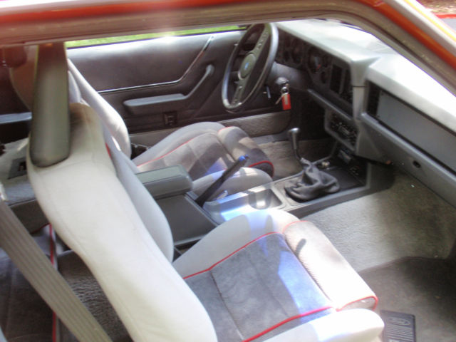1986 RED Ford Mustang Hatchback