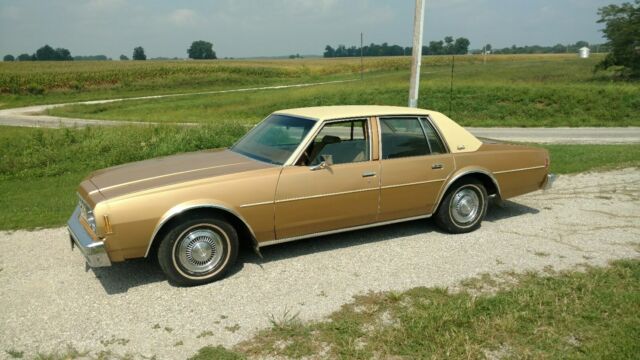 1977 Tan Chevrolet Impala Sedan