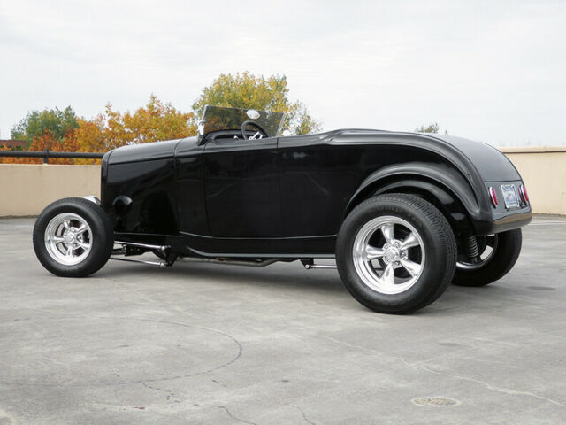 1932 Jet Black Ford Highboy Roadster