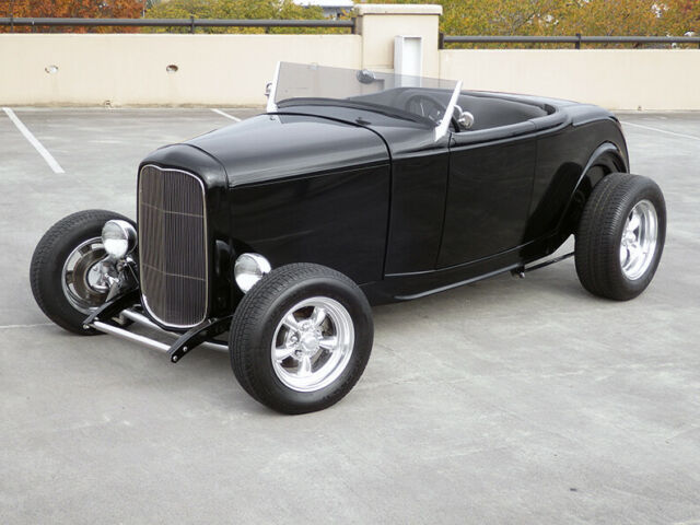 1932 Jet Black Ford Highboy Roadster