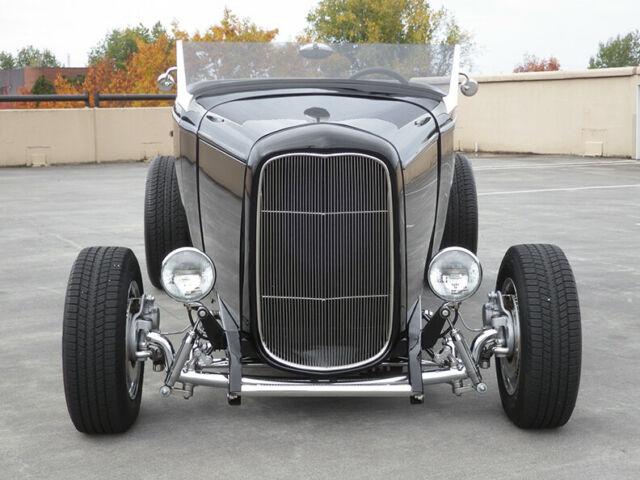 1932 Jet Black Ford Highboy Roadster
