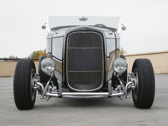 1932 Jet Black Ford Highboy Roadster