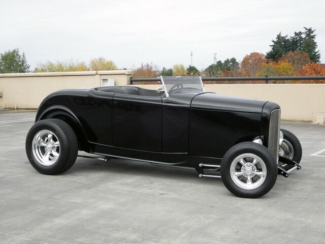 1932 Jet Black Ford Highboy Roadster