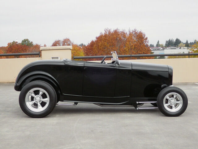 1932 Jet Black Ford Highboy Roadster