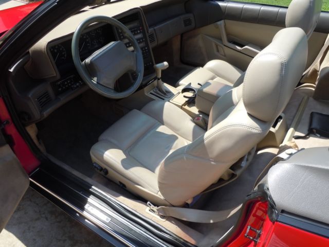 1993 Red Cadillac Allante Convertible