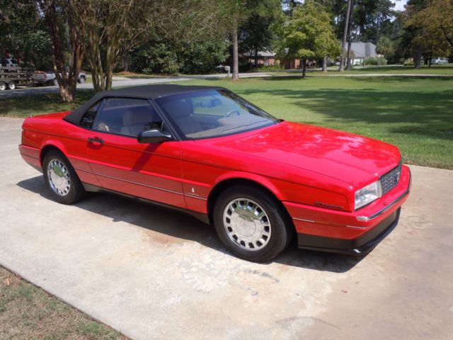 1993 Red Cadillac Allante Convertible