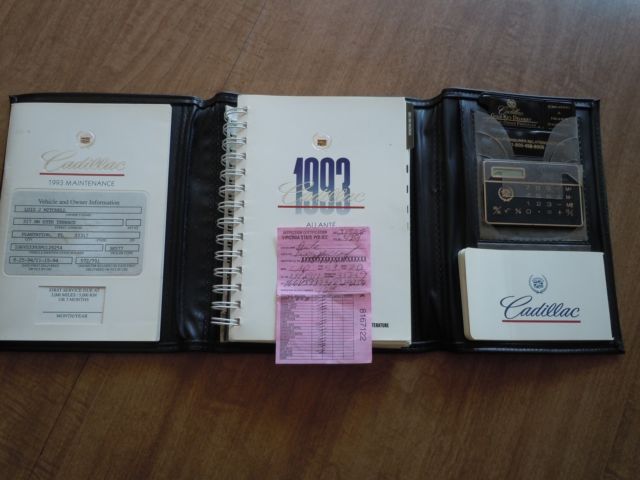 1993 Red Cadillac Allante Convertible