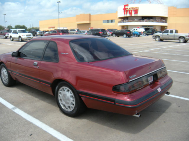 1988 Red Ford Thunderbird Coupe