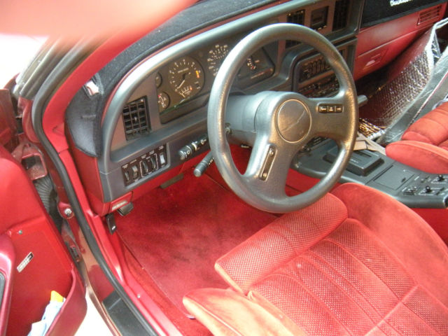 1988 Red Ford Thunderbird Coupe