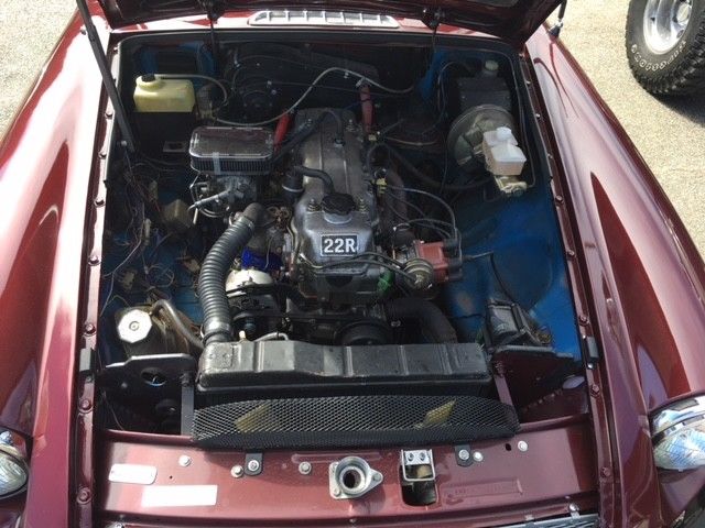 1979 Red MG MGB Convertible