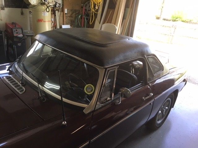 1979 Red MG MGB Convertible