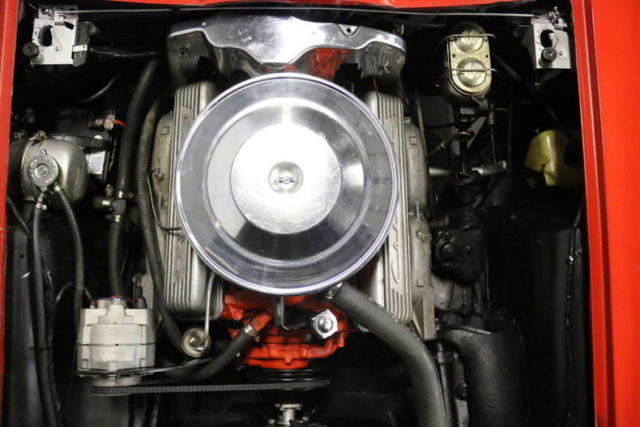 1963 Red Chevrolet Corvette Convertible