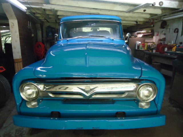 1956 Blue Ford F-100 Standard Cab Pickup