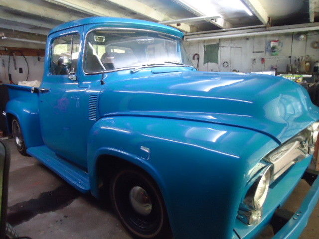 1956 Blue Ford F-100 Standard Cab Pickup