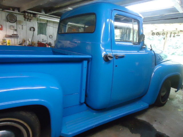 1956 Blue Ford F-100 Standard Cab Pickup