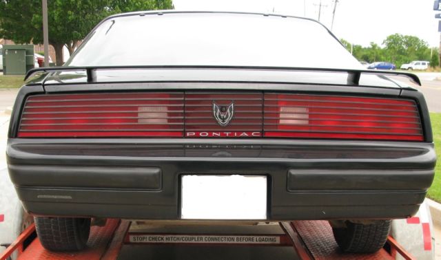 1985 Black Pontiac Firebird Coupe