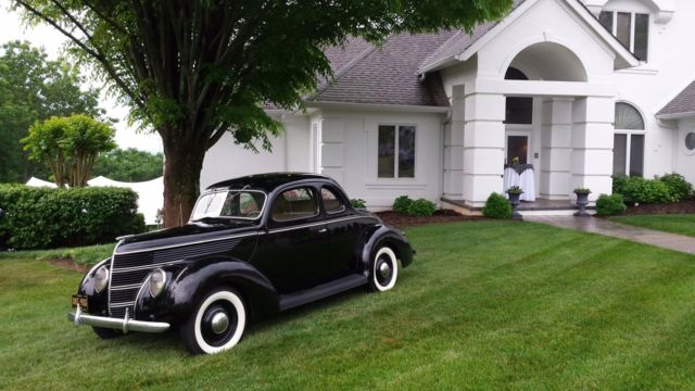 1938 Black Ford 85 Coupe Coupe