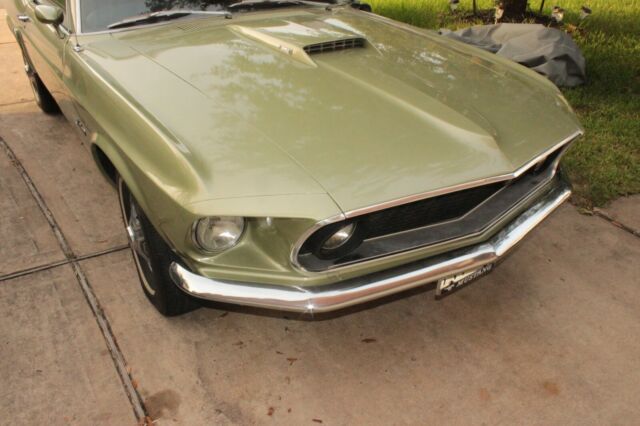1969 Green Ford Mustang Coupe