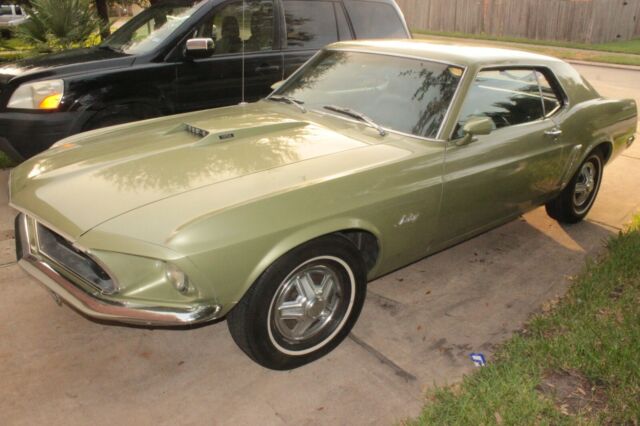 1969 Green Ford Mustang Coupe