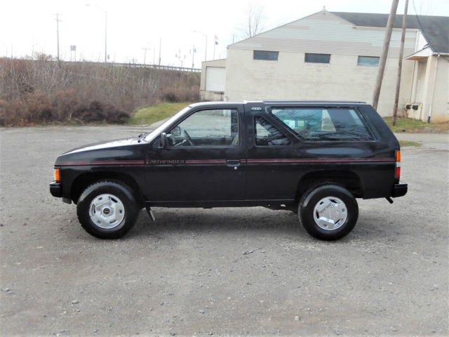 1987 Black Nissan Pathfinder SUV