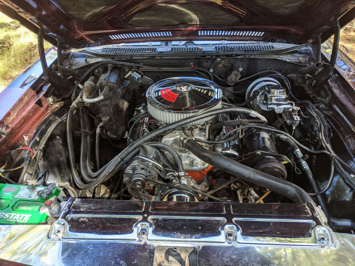 1969 Gray and Burgundy Chevrolet El Camino