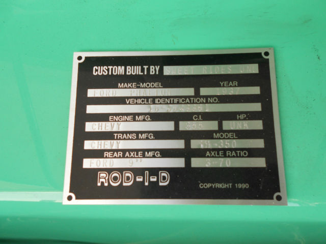 1937 Green Ford Other Convertible